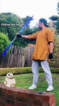 Epic Lightsaber Skill Tutorial Fast Obi Ani With a Staff