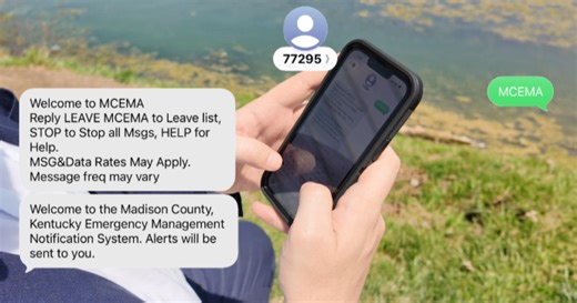 Madison County emergency management encouraging signups for text alert system