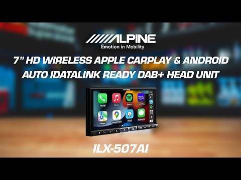 Alpine Australia iLX-507AI | 7" HD iDatalink Ready Wireless Apple CarPlay & Android Auto Head Unit