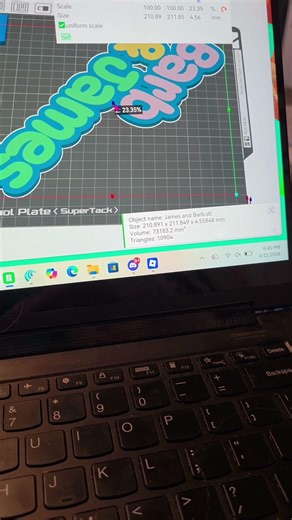 How to make a object thicker in Bambu