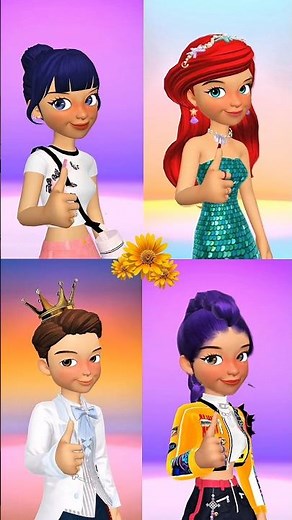 MIRACULOUS X KPOP DEMON HUNTERS TRANSFORMATION #zepeto #miraculous #kpopdemonhunters