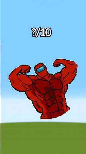 Among us Pixel art Minecraft | #minecraft #amongus