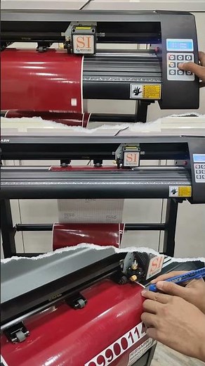 Si Vinyl Cutting Plotter Working Video | #plotter #vinylcuttingplotter #cuttingplotter #vinylcutter