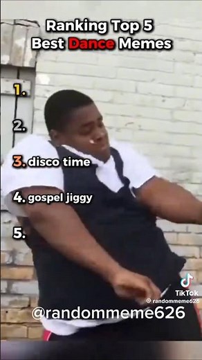 Ranking Top 5 best dance memes! #dancevideo #memes #motivation