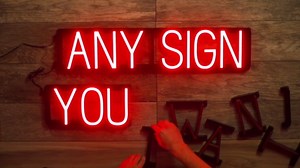 SpellBrite DELI Sign | Deli-Related Sign with Neon Look, Red LED Light Source | 13.4" x 6.3"