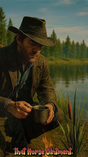 RDR2: Common Bulrush & Horse Ointment (Uncle Explains) #rdr2clips