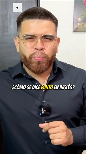 ¿Cómo se dice “punto” en inglés? | English With Fernando