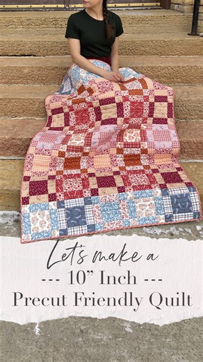 Art Gallery Fabrics® - AGF on Instagram: "Grab your Fabric Wonders and let’s get sewing! 🤩🧵 This quilt pattern is perfect for those 10” square lovers out there and looks perfect with the charming prints from Fairview Avenue by @BariJ. 🌹⁠ ⁠ There’s nothing better than picking up a new AGF collection in our Fabric Wonders precuts and jumping right into the fun part…quilting! Our 10” squares make it so easy to whip up a scrappy, cozy quilt like this. Try it out for yourself! 🪡⁠ ⁠ 🔗 Check out t