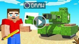 Anything I Draw Comes To LIFE! (Minecraft)