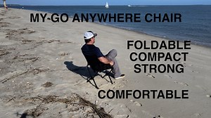 Watch The best compact folding camping chair I've ever sat in on Amazon Live