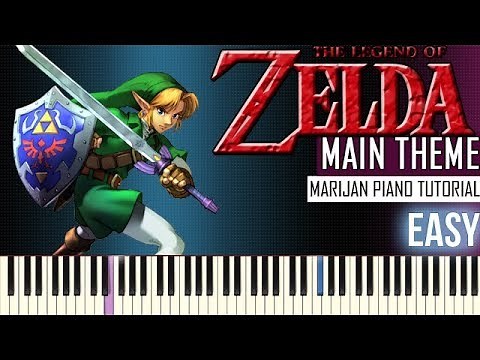 How To Play: The Legend of Zelda - Main Theme | Piano Tutorial EASY