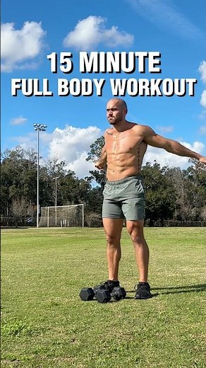 🔥 15 Min Dumbbell Full Body Workout (Burn Fat and Build Muscle)