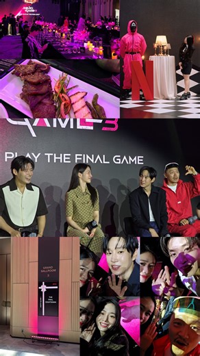 Experienced Netflix Squid Game's The Final Dinner: Meeting Kang Ha Neul, Park Sung Hoon, Park Gyu Young, and Yang Dong Geun. -------- "Squid Game" season 3 is now streaming. #SquidGame #SquidGame3 #SquidGameSeoul | Gia Allana