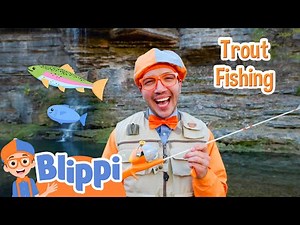 Fishing Fun with Blippi! | Blippi | Moonbug Kids - Fun Zone