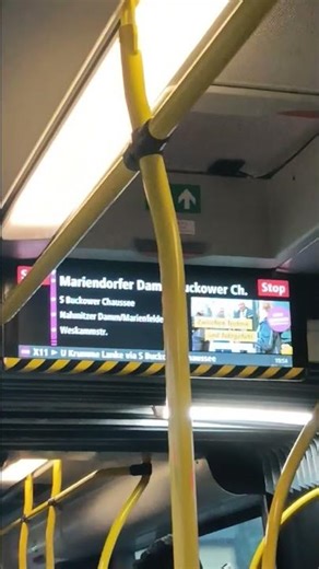 Bus Berlin | Ansage für X11 Mariendorfer Damm/ Buckower Chausse #bvg #tram #trainspotting #music
