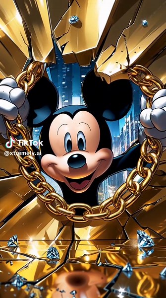 Mickey Mouse Live Wallpaper in Hip Hop Style