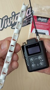 Stop RF dropouts once and for all with the Viviana RF SAVER by Viviana Sound Solutions!⁠ ⁠ Every time a transmitter antenna touches the body—especially sweaty skin—it gets detuned. That means unstable RF signal and a frustrated soundie.⁠ ⁠ 💡 The Viviana RF SAVER solves this by creating a protective air channel around the antenna. It slides perfectly into a custom track, keeping the antenna isolated from the body — even when in direct contact.⁠ ⁠ ✅ No more detuning ✅ No more signal issues ✅ Just