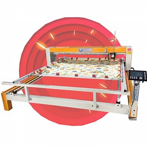 [Hot Item] Apparel Machinery Computerized Single Head Beadspreads Quilting Machine Quilt Making Machine