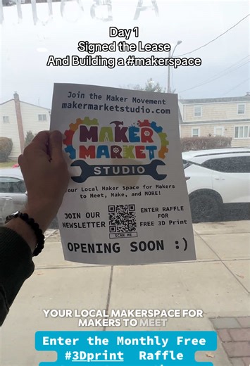 Day 1 - Starting a Local Maker Space for Makers to Meet, Make, and More! Follow Us as we Make a First of Its Kind Maker Space in Massapequa NY :) Lets Make Something Together ⚙️👍 Join the Newsletter and Follow Our Story to Enter Monthly Free 3D Print Raffles made at Our Studio 📩 #3dprint #artsandcraft #event #maker #followme @antpeermakes