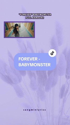 Forever - Babymonster Full Karaoke Lyrics
