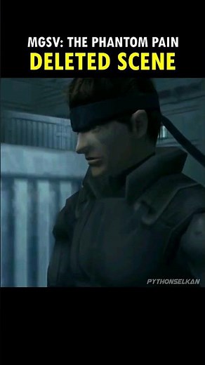 MGSV Deleted Scene - Solid Snake TEASED! 😲 #metalgearsolid #shorts