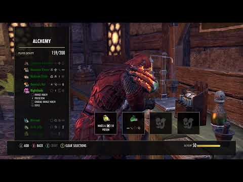ESO Mastercraft Alchemy Writ Damage Health Poison IX with Increase Weapon Power Speed Ravage Health
