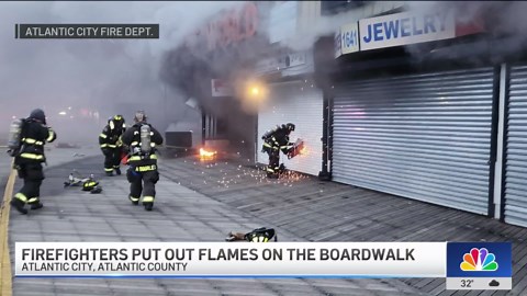 Officials investigating fire on Atlantic City Boardwalk
