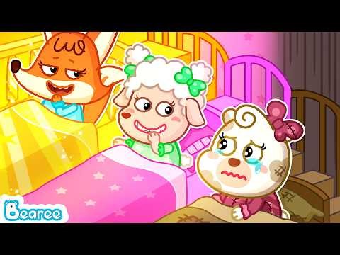 Pajama Party Challenge: Luxury Bedroom vs. Simple Bedroom! Who had more fun? ✨ Hello Bearee