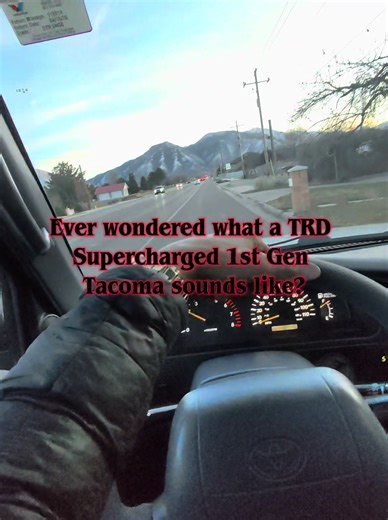 2000 Toyota Tacoma 0-60 Pull with TRD Supercharger
