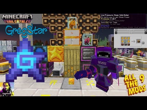 All the Mods 9: GregTech, Journey to the Greg Star. The Beginning Tools & Steam Age. Ep 01.
