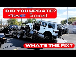Jeep Wrangler Uconnect Software 4xe Update | Visit To The Dealer | Is There A FIX?