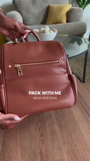 YUUMA Mini: Stylish Backpack for Modern Moms