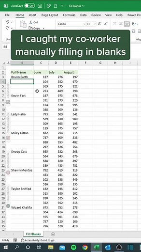 Fill Blanks Quickly in Excel and Google Sheets with These Cheat Sheet Tips