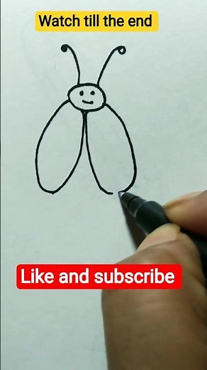Cute Ladybug 🐞 Drawing | Easy Drawing for Beginners ✨ #shorts #million