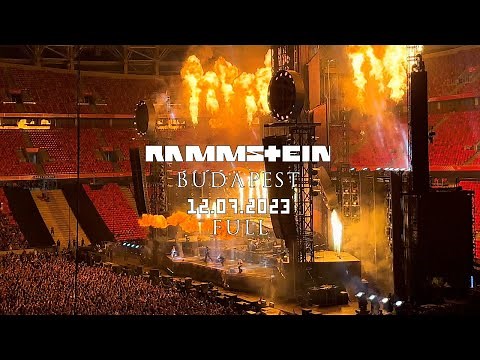 RAMMSTEIN LIVE FULL CONCERT - PUSKÁS ARENA BUDAPEST HUNGARY 12.07.2023 4K 60 FPS
