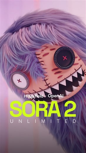 Higgsfield AI on Instagram: "Unlimited Sora 2 & Sora 2 Pro are live on Higgsfield Unlimited, unrestricted, & available worldwide. Audio-synchronization, 1080p quality & multi-scene reasoning. Save this Reel and share it to your stories and tag @higgsfield.ai to get the details of our new biggest challenge in your DMs "