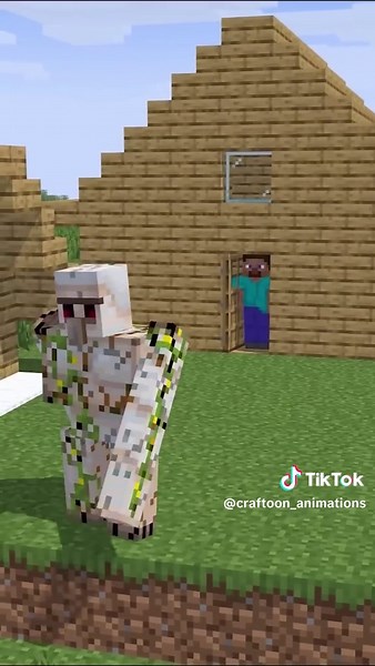 Bad Iron Golem #minecraftanimations #minecrafttutorial #minecraftanimation #minecraft #minecraftmemes
