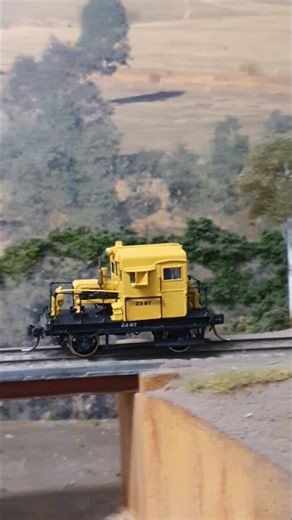 HO scale model RAIL TRACTOR! #modeltrains #trains