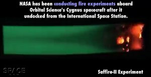22K views · 45 shares | NASA's #SaffireII experiment was conducted aboard Orbital Science's Cygnus spacecraft on Nov 21-22, 2016. https://goo.gl/jfO8km | Space.com | Facebook