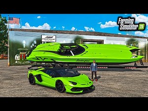 LAMBORGHINI SPEED BOATS ARE HERE! NEW $2,999,999 BOAT DEALERSHIP | FS25