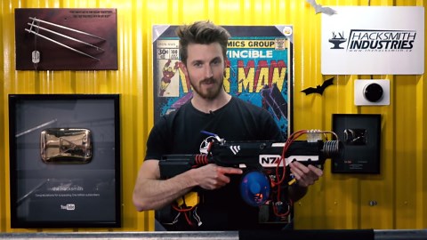 Testing a Real Plasma Rifle from Mass Effect