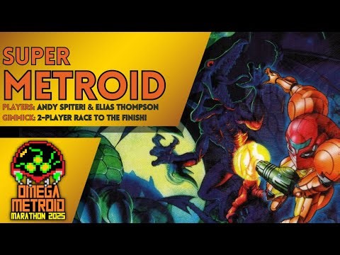 Super Metroid 2-Player Race [Omega Metroid Marathon 2025]