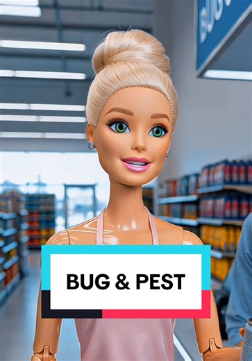 Barbie vs. The Bug Aisle 🦟💀 She came for mosquito advice. He gave her the truth. Neither was ready. 💅🪦 #barbieirl #barbiecomedy #mosquitoes #bugspray #hardwarestore