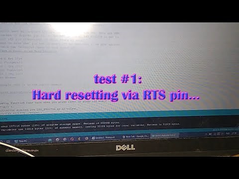 Soft Resetting Vs Hard Resetting via RTS Pin ESP8266 ESP-01 Arduino WiFi Module Auto Vs Manual Reset