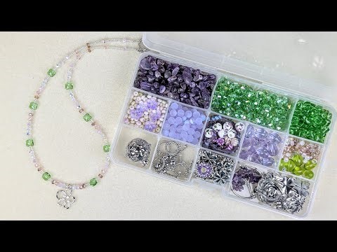 Organizing Spring Flowers GGC Treasure Bag: Vivid Blooms edition + dainty necklace design on the fly