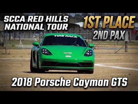 SCCA Red Hills National Tour - 2018 Cayman GTS - 2nd PAX!