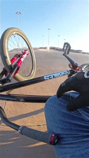 Funny Crash - Concrete Pump Track!! #shorts #pumptrack #djbike #oldguyhavingfun