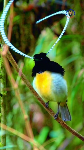 🔥 The King of Saxony bird-of-paradise is one of the most extraordinary and eye-catching birds in the world. ❤️❤️ #saxonybird #birds #wildlife #nature #trending #knowanytime | Know Anytime