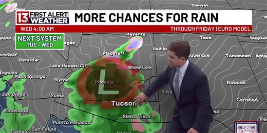 FIRST ALERT FORECAST - Two more systems en route