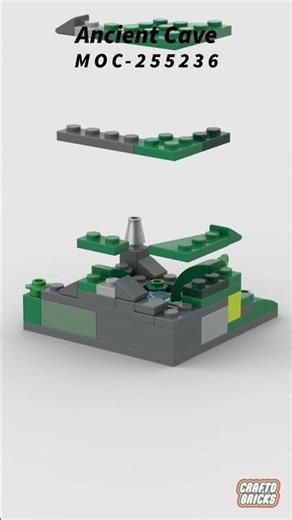 LEGO - Ancient Cave - Build Animation Time Lapse